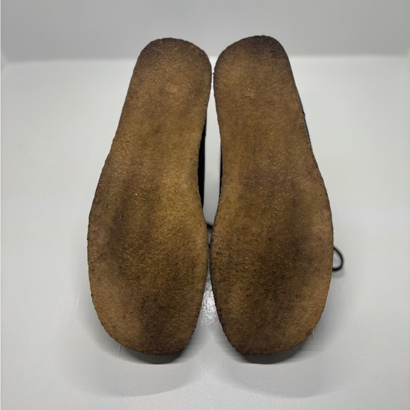 Clarks Wallabee Boots Black men’s size 8 - Picture 5 of 6